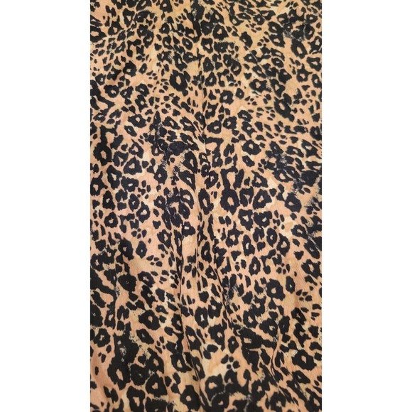 Wilfred Aritzia Gallery Button Front Midi Shirt Dress in Sz XXS Leopard - Picture 7 of 10